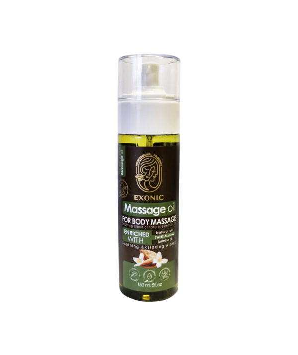 روغن ماساژ بدن اکسونیک حاوی روغن بادام شیرین و روغن یاس